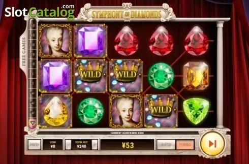 Οθόνη4. Symphony of Diamonds Κουλοχέρης