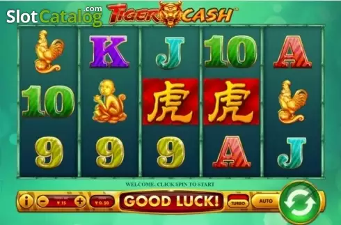Οθόνη2. Tiger Cash Κουλοχέρης