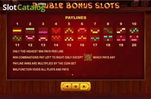 Οθόνη7. Double Bonus Slots (Skywind Group) Κουλοχέρης
