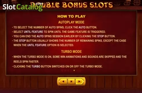 Οθόνη9. Double Bonus Slots (Skywind Group) Κουλοχέρης