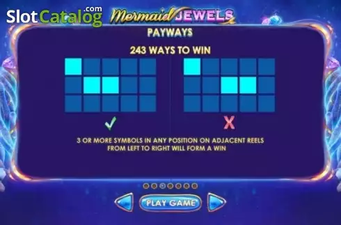 Οθόνη8. Mermaid Jewels Κουλοχέρης