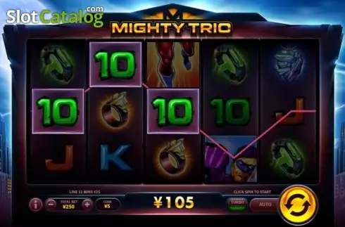Οθόνη3. Mighty Trio Κουλοχέρης