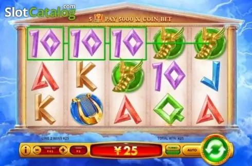 Οθόνη3. King of Gods (Skywind Group) Κουλοχέρης