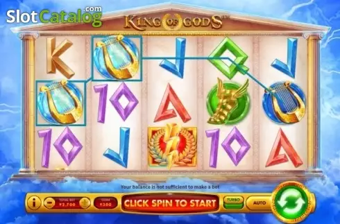 Οθόνη4. King of Gods (Skywind Group) Κουλοχέρης