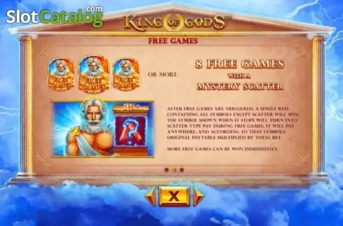 Οθόνη6. King of Gods (Skywind Group) Κουλοχέρης