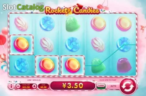 Οθόνη4. Rocket Candies Κουλοχέρης