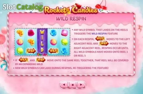 Οθόνη7. Rocket Candies Κουλοχέρης