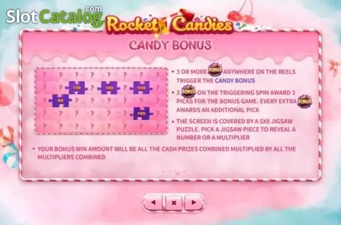 Οθόνη8. Rocket Candies Κουλοχέρης