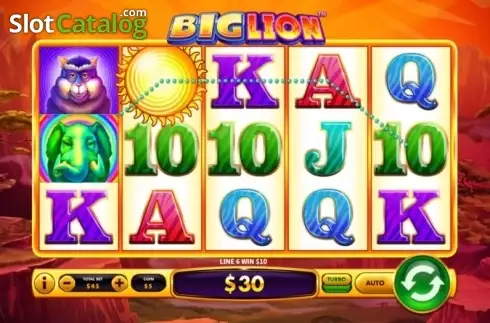 Οθόνη3. Big Lion Κουλοχέρης