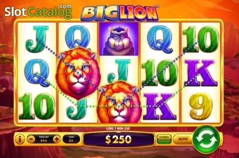 Οθόνη5. Big Lion Κουλοχέρης