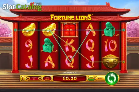 Οθόνη4. Fortune Lions (Skywind Group) Κουλοχέρης 