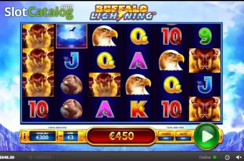 Οθόνη4. Buffalo Lightning Κουλοχέρης