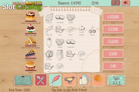 Οθόνη4. Baking Bonanza (Gaming Realms) Κουλοχέρης