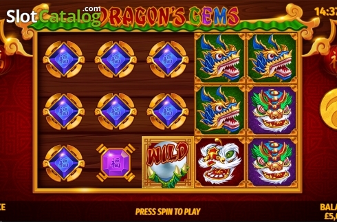 Οθόνη2. Dragons Gems Κουλοχέρης