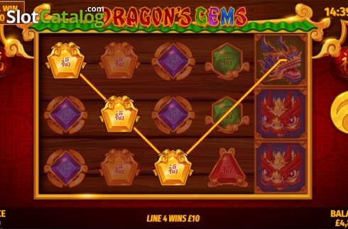 Οθόνη3. Dragons Gems Κουλοχέρης