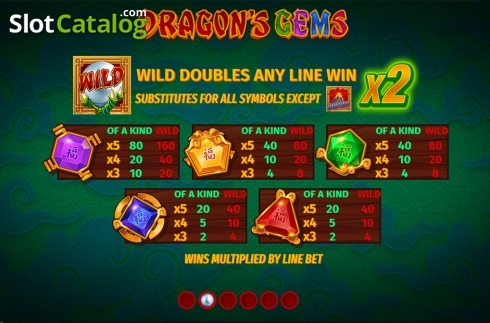Οθόνη6. Dragons Gems Κουλοχέρης