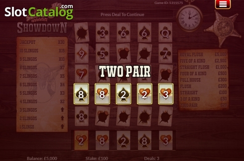 Οθόνη4. Slingo Showdown Κουλοχέρης