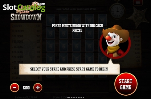 Οθόνη7. Slingo Showdown Κουλοχέρης