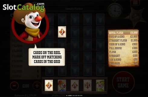Οθόνη9. Slingo Showdown Κουλοχέρης