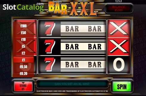 Οθόνη2. Bar X XL Κουλοχέρης