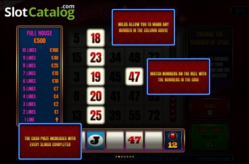 Οθόνη8. Slingo Ante Up Κουλοχέρης 