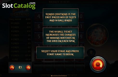 Οθόνη7. Slingo Lightning Κουλοχέρης