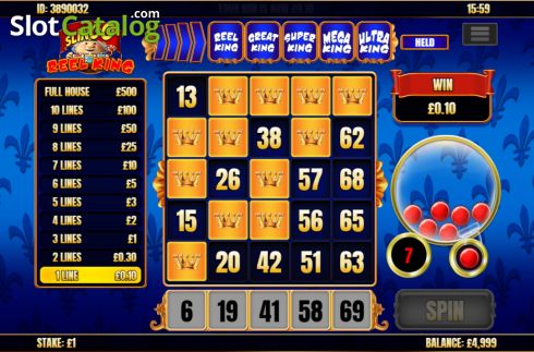 Οθόνη4. Slingo Reel King Κουλοχέρης
