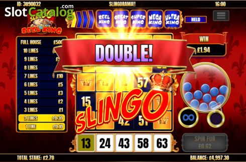 Οθόνη5. Slingo Reel King Κουλοχέρης