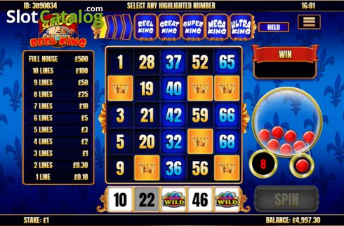 Οθόνη6. Slingo Reel King Κουλοχέρης