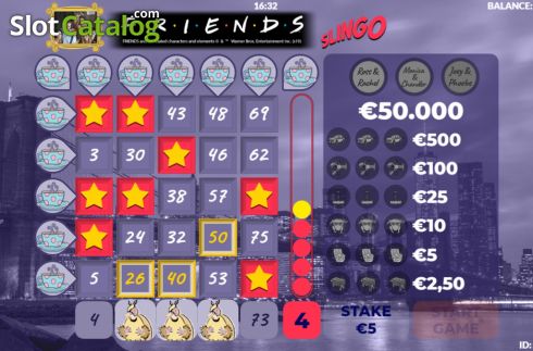 Οθόνη6. Friends Slingo Κουλοχέρης