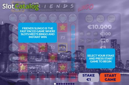 Οθόνη7. Friends Slingo Κουλοχέρης