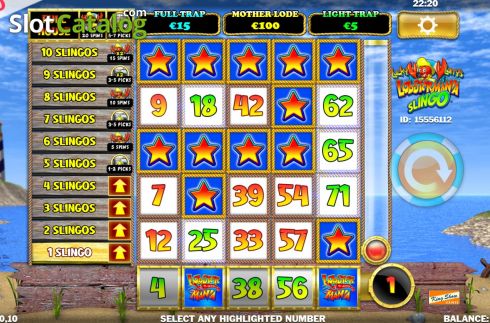 Οθόνη4. Slingo Lucky Larrys Lobstermania Κουλοχέρης 
