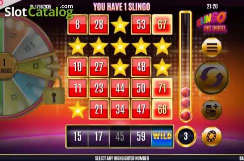 Οθόνη4. Slingo Big Wheel Κουλοχέρης 