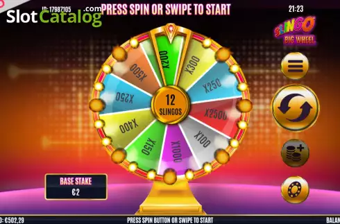 Οθόνη7. Slingo Big Wheel Κουλοχέρης 