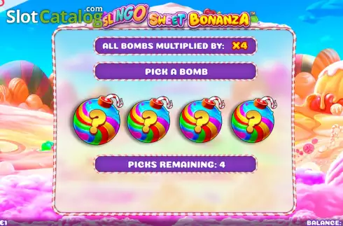 Οθόνη7. Slingo Sweet Bonanza Κουλοχέρης