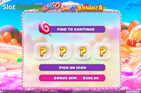 Οθόνη8. Slingo Sweet Bonanza Κουλοχέρης