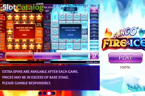 Οθόνη2. Slingo Fire and Ice Κουλοχέρης