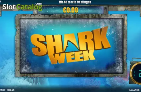 Οθόνη6. Slingo Shark Week Κουλοχέρης