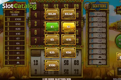 Οθόνη4. Slingo Stampede Κουλοχέρης 