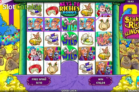 Οθόνη8. Stinkin Rich Slingo Κουλοχέρης