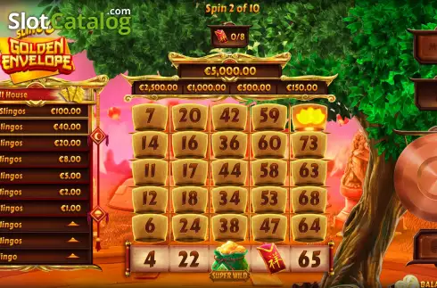 Οθόνη8. Slingo Golden Envelope Κουλοχέρης