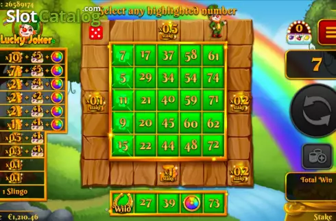 Οθόνη5. Slingo Lucky Joker Κουλοχέρης 
