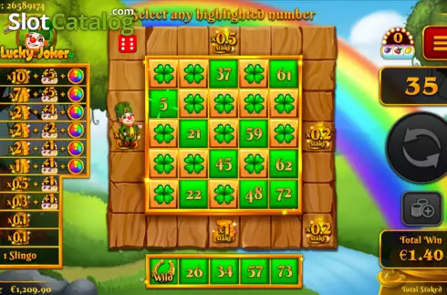 Οθόνη6. Slingo Lucky Joker Κουλοχέρης 
