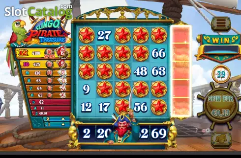 Οθόνη6. Slingo Pirate's Treasure Κουλοχέρης