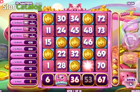 Οθόνη5. Slingo Piggy Bank Κουλοχέρης