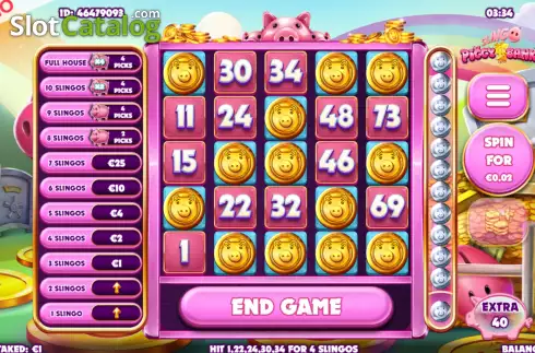 Οθόνη6. Slingo Piggy Bank Κουλοχέρης