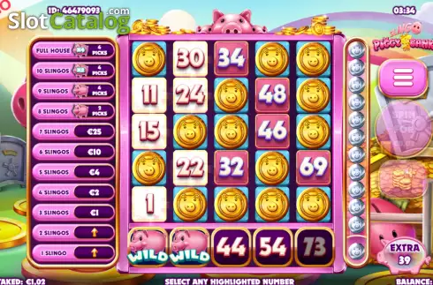 Οθόνη7. Slingo Piggy Bank Κουλοχέρης
