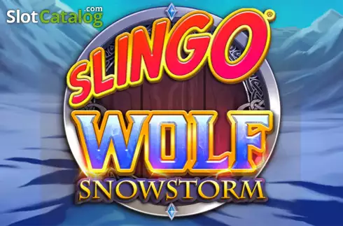 Slingo Wolf Snowstorm Λογότυπο Slingo Wolf Snowstorm Λογότυπο