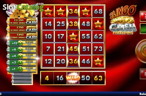 Οθόνη3. Slingo Gold Cash Κουλοχέρης