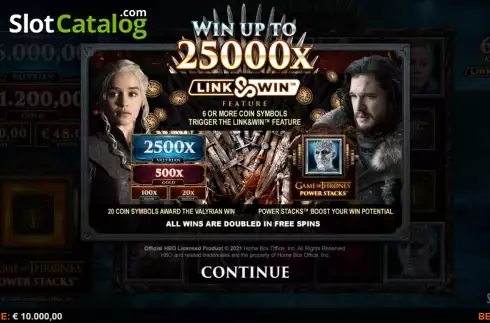 Οθόνη2. Game of Thrones Power Stacks Κουλοχέρης